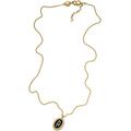 Diesel Necklace for Men Single Pendant, Length: 525MM+50MM, Width: 15.7MM, Height: 25MM Gold Stainless Steel Necklace, DX1383710