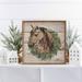 The Holiday Aisle® Horse Wreath Whitewash Wood in Brown/White | 16 H x 16 W x 1.5 D in | Wayfair 82BCBAC493344FC2ADDFA02A3C0DBC06