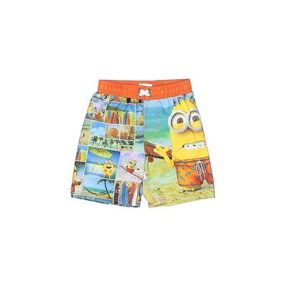 Despicable Me Athletic Shorts: Orange Sporting & Activewear - Kids Boy's Size 4
