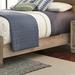 Transitional Cali King Panel Bed Rails In Sandstone Finish - Liberty Furniture 439-BR90C