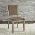 Transitional Uph Side Chair (RTA) In Sandstone Finish - Liberty Furniture 439-C6501S