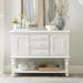 Transitional Server In Oyster White Finish - Liberty Furniture 607-SR5239