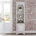 European Traditional Right Pier In Antique White Base w/ Weathered Bark Tops - Liberty Furniture 244-ER00