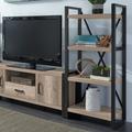 Transitional Pier Unit with Faux Metal In Sandstone Finish - Liberty Furniture 439-EP60