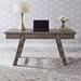 Farmhouse Writing Desk In Dusty Charcoal Finish w/ Heavy Distressing - Liberty Furniture 406-HO107