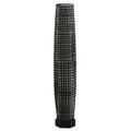 Stylecraft Woven Black Up Light 53 Inch Floor Lamp - L74305DS