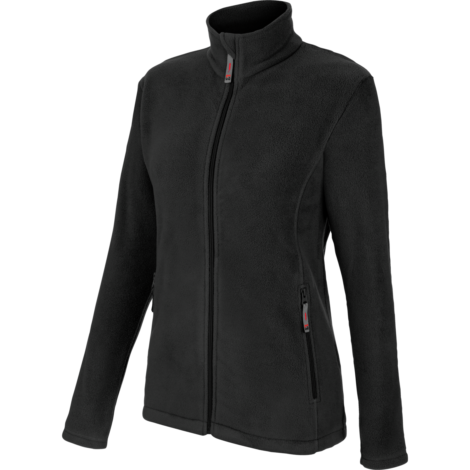 Veste polaire de travail zippée femme Job + Würth MODYF noire