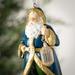 Father Christmas Ornament Multicolor 4.5"H Resin - 2.5"L x 2"W x 4.5"H