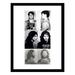 Venice Beach Collections Jim Morrison Mugshots - 14x18 Framed Print Glass in Black/White | 18 H x 14 W x 1 D in | Wayfair MSBW20-G-B-1418