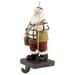 Northlight Seasonal 8.5" Fisherman Santa Christmas Stocking Holder, Wicker in Black/Brown/White | 8.5 H x 3.5 W in | Wayfair NORTHLIGHT DW94226