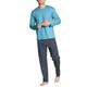 Calida Herren Relax Imprint Pyjamaset, Dolphin Blue, 50