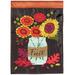 Rosalind Wheeler Bate 2-sided Polyester 42" x 29" Garden flag in Orange/Red/Black | 18 H x 13 W in | Wayfair 252B661DD58444D29097D9ACF6CEF9B1