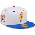 Men's New Era White/Royal San Francisco Giants 50th Anniversary in Cherry Lolli 59FIFTY Fitted Hat