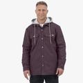 Dickies Men's Duck Hooded Shirt Jacket - Maroon Size 2Xl (TJ203)