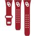 Crimson Oklahoma Sooners Logo Silicone Apple Watch Band