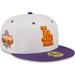 Men's New Era White/Purple Los Angeles Dodgers 40th Anniversary at Dodger Stadium Grape Lolli 59FIFTY Fitted Hat