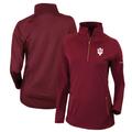 Women's Columbia Crimson Indiana Hoosiers Outward Nine Quarter-Zip Pullover Top