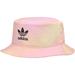 Men's adidas Originals Pink/Yellow Spray Print Bucket Hat