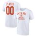 Men's Fanatics Branded White Miami Hurricanes Women's Soccer Pick-A-Player NIL Gameday Tradition T-Shirt