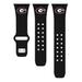 Black Georgia Bulldogs Logo Silicone Apple Watch Band