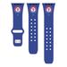 Blue Texas Rangers Logo Silicone Apple Watch Band