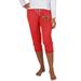 Women's Red Chicago Blackhawks Quest Knit Capri Pants