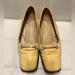 Gucci Shoes | Gucci Vintage Womens Horsebit Pumps Shoes Yellow Leather Size 5.5 Ref 101 -1411 | Color: Yellow | Size: 5.5