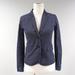 J. Crew Jackets & Coats | J Crew Schoolboy Blazer Womens Size 0 Denim Look | Color: Blue | Size: 0