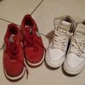 Nike Shoes | 2 Pairs,Of Nike Sneakers Size 7 No Insoles | Color: Red/White | Size: 7