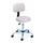 Boss Medical Stool with Backrest - Vinyl - Beige