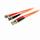 StarTech.com 1m Fiber Optic Cable - LSZH - LC/ST - OM1 - LC to ST Fiber Patch Cable - 1m LC/ST Fiber Optic Cable - 1 m LC to ST Fiber Patch Cable -