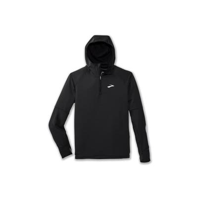 Brooks Notch Thermal Hoodie 2.0 - Men's Black XL 2...