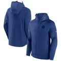 Men's Fanatics Branded Heather Blue Toronto Maple Leafs Authentic Pro Road Tech Full-Zip Hoodie Jacket