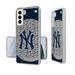 New York Yankees Circle Design Galaxy Clear Phone Case