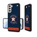 Houston Astros Stripe Design Personalized Galaxy Bump Case