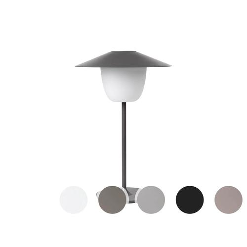 blomus »Ani Lamp« Mobile LED Tisch-Leuchte 49×34 cm / satellite