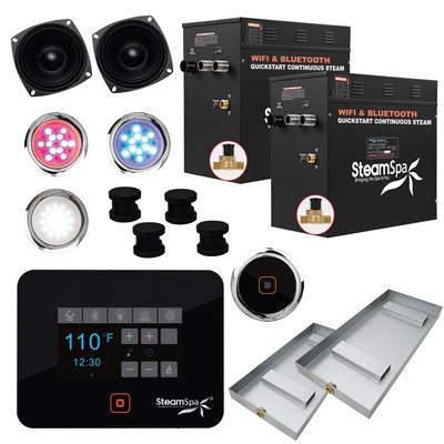 SteamSpa BKT2400-A Black Series Wifi and Bluetooth 24kW QuickStart