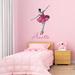 East Urban Home Ballerina Wall Decal Vinyl in Orange/White | 66 H x 36 W in | Wayfair 51BAF668DDFA4A99A7F108380F57B9CB