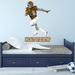 East Urban Home Football Player Wall Decal Vinyl in Brown | 21 H x 13 W in | Wayfair 0D7FEFA059E3489CA866269688F76AB9