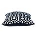 George Oliver Dzuy Polyfill Geometric Square Throw Cushion Polyester/Polyfill/Cotton in Black | 20 H x 20 W x 0.5 D in | Wayfair