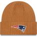 Men's New Era Brown England Patriots Core Classic Cuffed Knit Hat