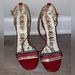 Gucci Shoes | Gucci Crystal Embellished Heels | Color: Red | Size: 9