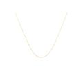 Women's Solid Yellow Gold Slim And Dainty Unisex Rope Chain Necklace 18" by Haus of Brilliance in Yellow Gold