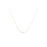 Women's Solid Yellow Gold Slim And Dainty Unisex Rope Chain Necklace 18" by Haus of Brilliance in Yellow Gold