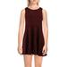 Free People Dresses | Free People Women's Waterfall Knit Sleeveless Sweaterdress Red Size Small | Color: Red | Size: Small