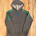 Adidas Shirts & Tops | Adidas Boys’ Xl Hooded Sweatshirt With Shoulder Trim Detail And Front Pocket | Color: Gray | Size: Xlb