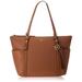 Michael Kors Bags | Michael Kors Women's Sullivan Large Top Zip Leather Tote Bag | Color: Brown | Size: L