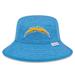 Men's New Era Heather Blue Los Angeles Chargers Bucket Hat