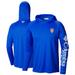 Men's Columbia Royal New York Mets Terminal Tackle Long Sleeve Hoodie T-Shirt