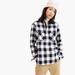 J. Crew Tops | J. Crew Buffalo Check Plaid Flannel Pullover Quarter Zip | Color: Blue/White | Size: L